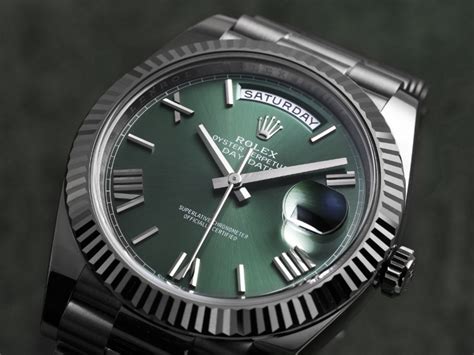 rolex day date verte|Rolex day of the week.